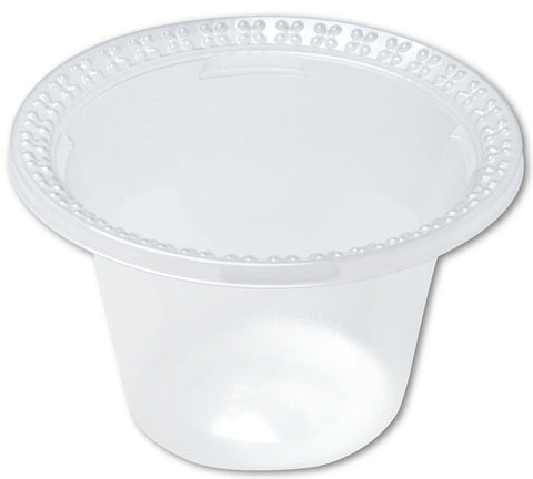 Dixie Plastic Clear Dessert Dish, 8 Ounce -- 1000 per case