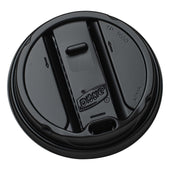 Dixie Black Smart Top Reclosable Dome Lid Only -- 1000 per case.
