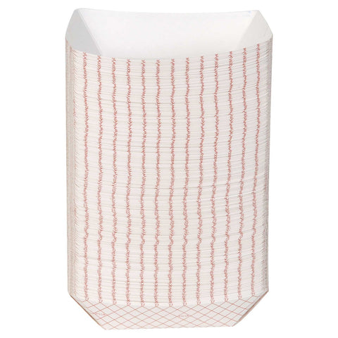 Dixie Kant Leek Red Plaid Polycoated Food Tray -- 500 per case.