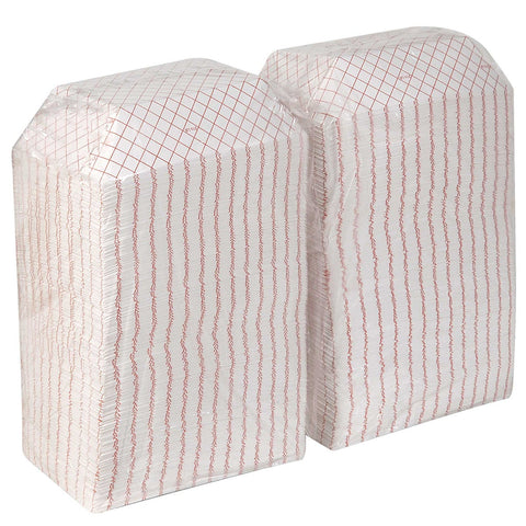 Dixie Kant Leek Red Plaid Polycoated Food Tray -- 500 per case.