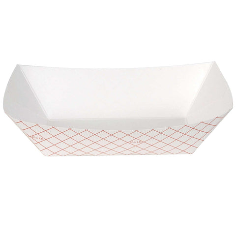 Dixie Kant Leek Red Plaid Polycoated Food Tray -- 500 per case.