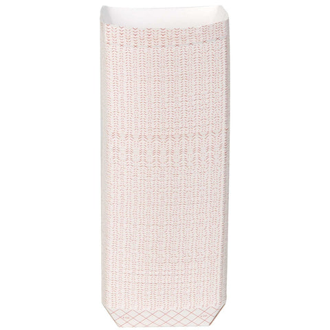 Kant Leek Red Plaid Polycoated Food Tray, 6 Ounce -- 1000 per case.