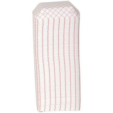 Kant Leek Red Plaid Polycoated Food Tray, 0.25 Pound -- 1000 per case.