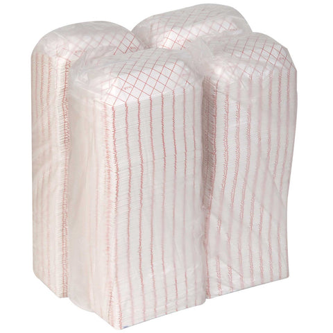 Kant Leek Red Plaid Polycoated Food Tray, 0.25 Pound -- 1000 per case.