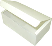 Dixie White Small Plain Carryout Carton, 7 x 4.25 x 2.75 inch -- 300 per case.
