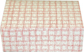 Dixie Red Plaid Medium Automatic Bottom Tuck Top Carryout Carton -- 250 per case.