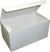 Dixie White Large Plain Carryout Carton, 9 x 5 x 3 inch -- 250 per case.