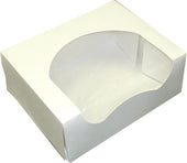Dixie White Dozen Donut Box, 8.0 x 10.25 x 4 inch -- 100 per case.