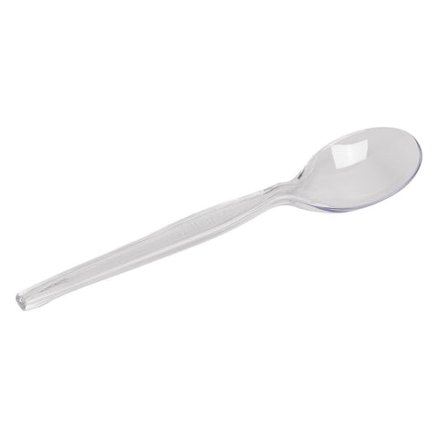 Dixie Crystal Heavy Weight Polystyrene Soup Spoon -- 1000 per case.