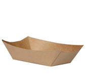 EcoSmart Unbleached Polycoated Paper Food Tray, 1 Pound -- 1000 per case.