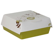 Dixie Large Clamshell Hamburger Take-Out Carton, 5.5 x 5.5 x 1.375 -- 200 per case.