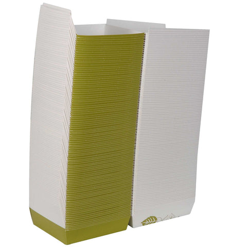 Dixie Large Clamshell Hamburger Take-Out Carton, 5.5 x 5.5 x 1.375 -- 200 per case.