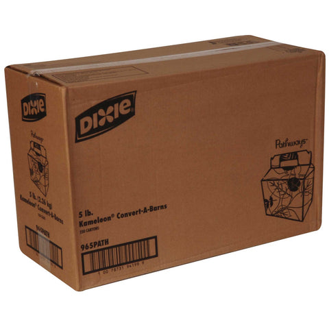 Dixie Pathways Barn Style Carryout Carton, 5 Pound -- 250 per case.