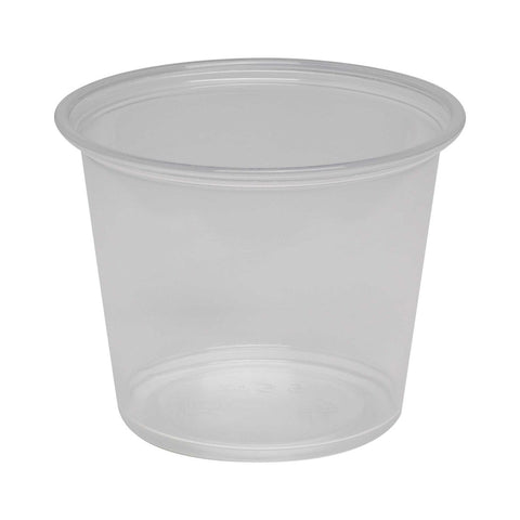 Dixie Plastic Clear Souffle Cup, 5.5 Ounce -- 2400 per case.
