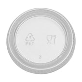 Dixie Clear Lid Only for 2 Ounce Souffle Cup -- 2400 per case.