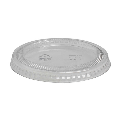 Dixie Clear Lid Only for 2 Ounce Souffle Cup -- 2400 per case.