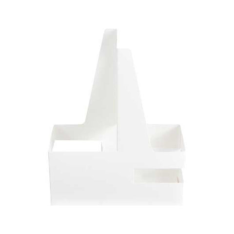 Dixie White Handled 2 Cup Drink Carriers for 24-44 Ounce Cups - 250 count per pack -- 1 pack