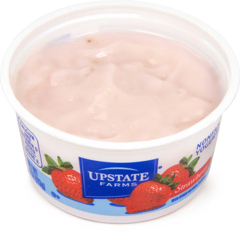 Upstate Niagara Coop Strawberry Rich and Creamy Yogurt, 4 Ounce -- 48 per case.