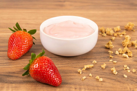 Upstate Niagara Coop Strawberry Rich and Creamy Yogurt, 4 Ounce -- 48 per case.