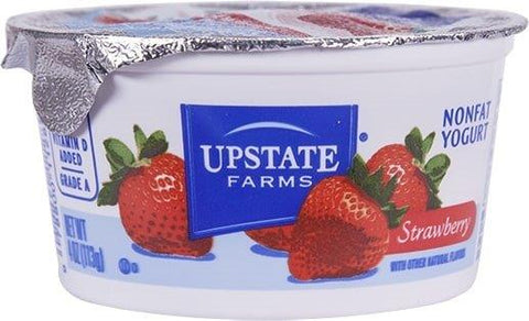 Upstate Niagara Coop Strawberry Rich and Creamy Yogurt, 4 Ounce -- 48 per case.