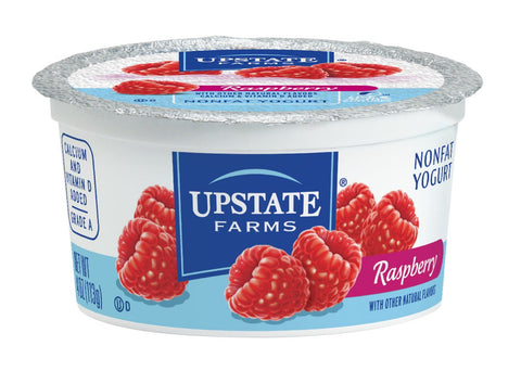 Upstate Niagara Coop Raspberry Rich and Creamy Yogurt, 4 Ounce -- 48 per case.