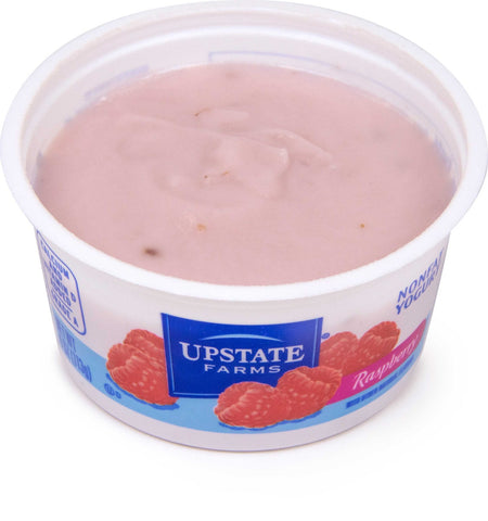 Upstate Niagara Coop Raspberry Rich and Creamy Yogurt, 4 Ounce -- 48 per case.