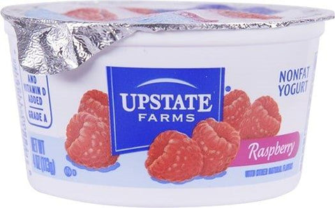 Upstate Niagara Coop Raspberry Rich and Creamy Yogurt, 4 Ounce -- 48 per case.