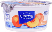 Upstate Niagara Coop Peach Rich and Creamy Yogurt, 4 Ounce -- 48 per case.