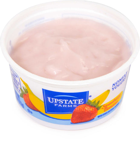 Upstate Niagara Coop Strawberry Banana Rich and Creamy Yogurt, 4 Ounce -- 48 per case.