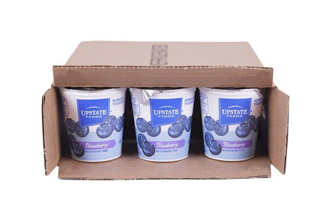 Upstate Farms Nonfat Blueberry Yogurt, 8 Ounce -- 12 per case.