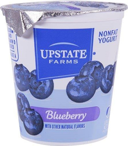 Upstate Farms Nonfat Blueberry Yogurt, 8 Ounce -- 12 per case.