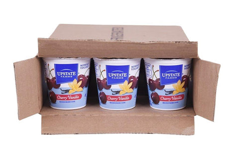 Upstate Farms Cherry Vanilla Rich and Creamy Yogurt, 8 Ounce -- 12 per case