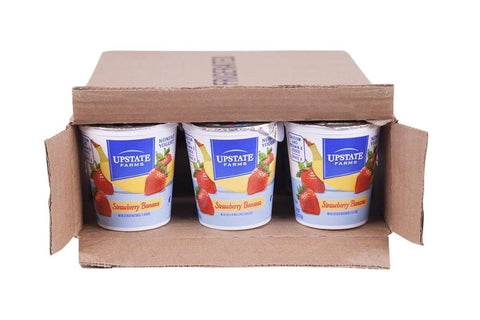 Upstate Niagara Coop Strawberry Banana Rich and Creamy Yogurt, 8 Ounce -- 12 per case.