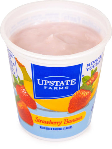 Upstate Niagara Coop Strawberry Banana Rich and Creamy Yogurt, 8 Ounce -- 12 per case.
