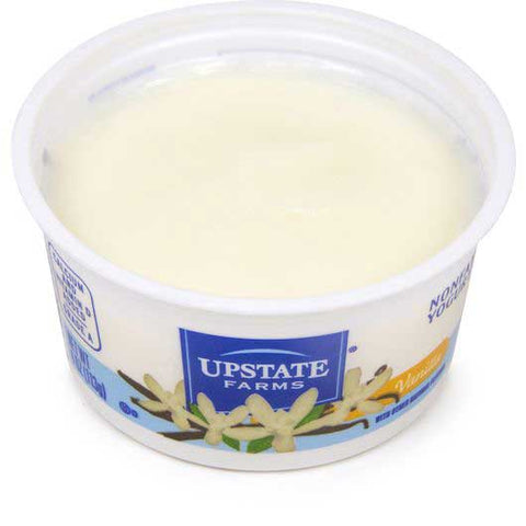 Upstate Farms Nonfat Blended Vanilla Yogurt, 4 Ounce -- 48 per case
