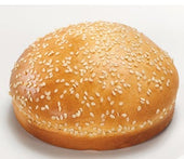 Turano Baking Classic Bun with Sesame Bread - 10 count per pack -- 8 packs per case.