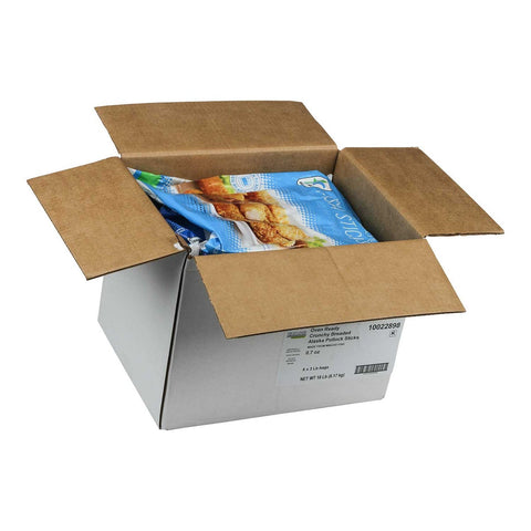 Seastar Breaded Minced Fish Stick, 0.70 Ounce of 70 Pieces Per Bag, 3 Pound -- 6 per case.