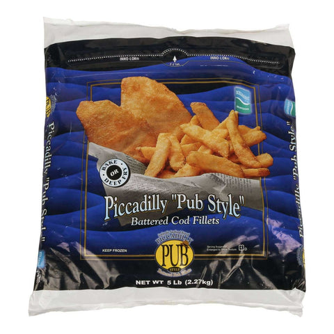 Pub Style Battered Cod, 5 Pound -- 2 per case.