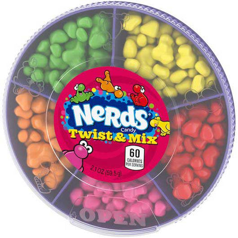 Nerds Twist and Mix, 2.1 Ounce -- 72 per case