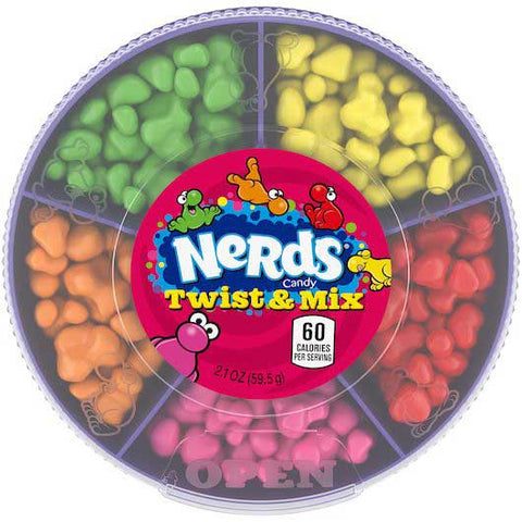 Nerds Twist and Mix, 2.1 Ounce -- 72 per case