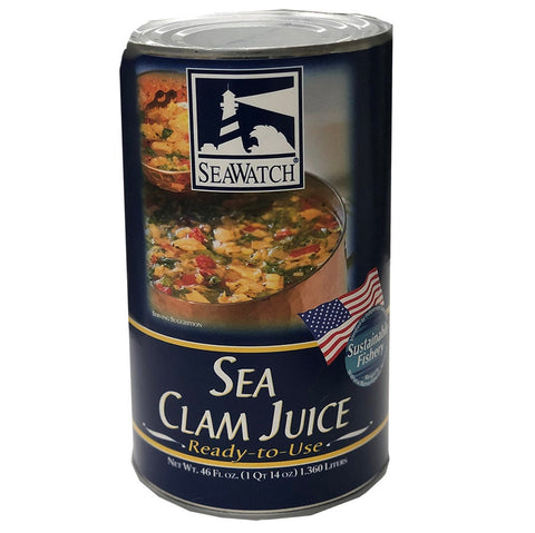 Sea Watch Sea Clam Juice, 46 ounce -- 12 per case