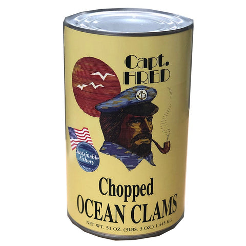 Sea Watch Captain Fred Chopped Ocean Clam, 51 Ounce -- 12 per case.