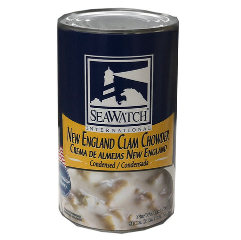 Sea Watch Condensed Clam Chowder - 51 oz. can, 12 per case