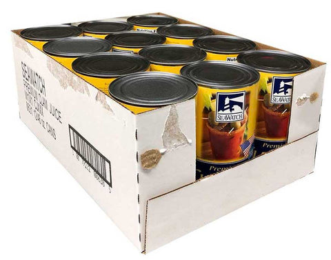 Sea Watch Premium Clam Juice, 46 Ounce Can -- 12 per case