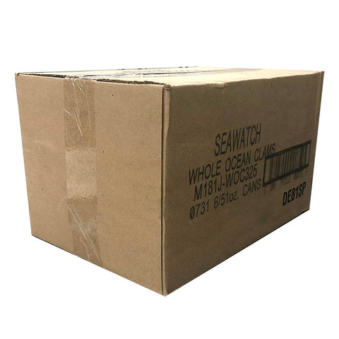 Sea Watch Whole Ocean Steamer Clams , 51 Ounce -- 6 per case.