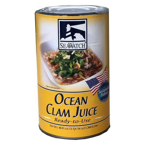 Sea Watch Ocean Clam Juice, 46 Ounce -- 12 per case.