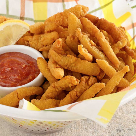 Sea Watch Frozen Breaded Clam Strip, 6 Pound.