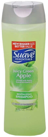Suave Juicy Green Apple Shampoo, 15 Fluid Ounce -- 6 per case