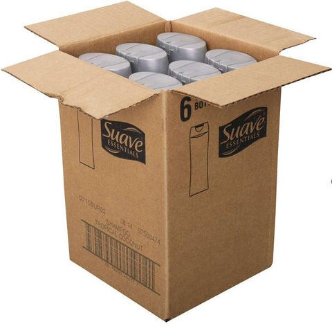 Suave Tropical Coconut Shampoo, 15 Fluid Ounce -- 6 per case