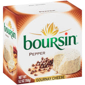Boursin Pepper Cheese Spreadable, 5.2 Ounce -- 6 per case